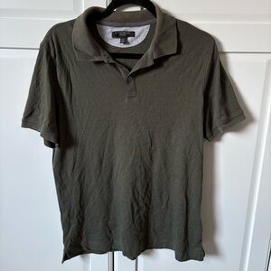 Banana republic Men's Green Polo Shirt Size M